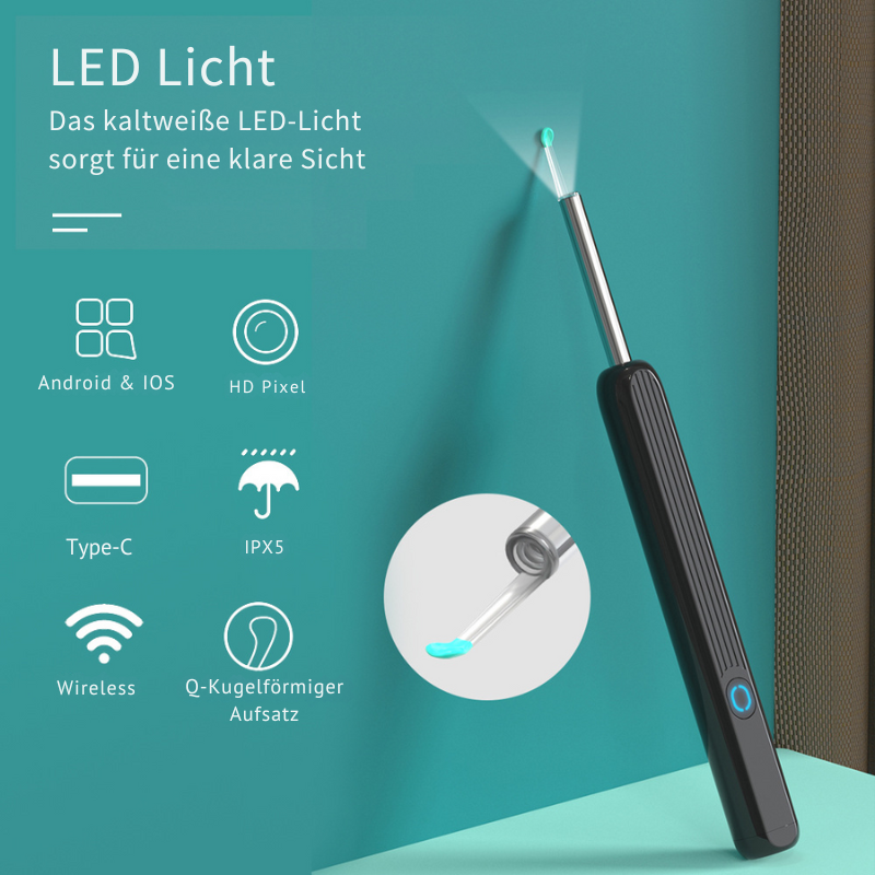 Smart Lens - Ohrreiniger mit HD Kamera